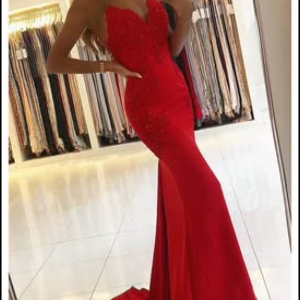 Gorgeous Red Formal Bridesmaid/Prom Dress
